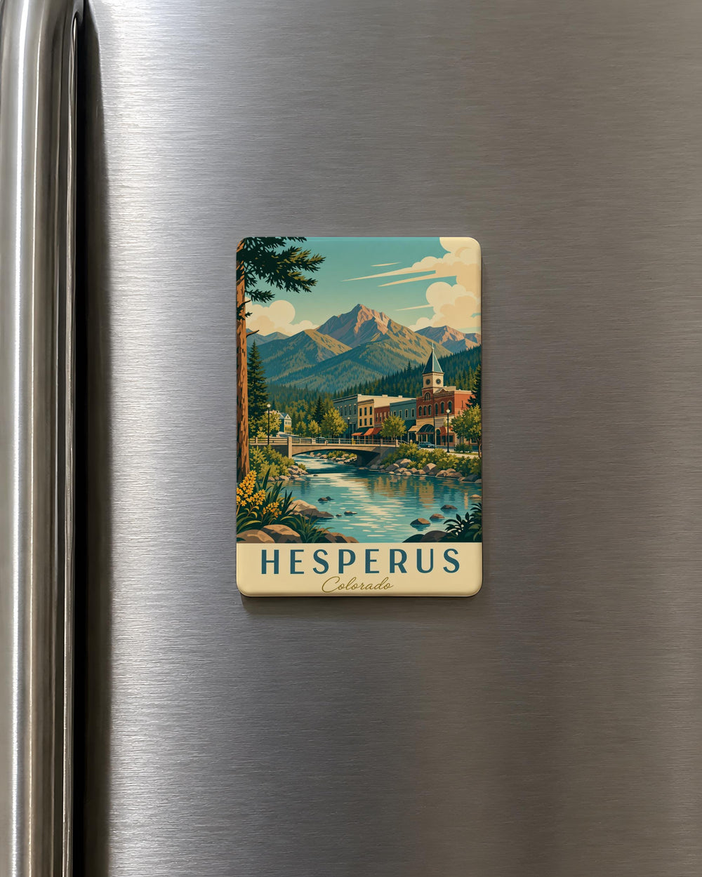 Hesperus Fridge Magnet, Evening Star Venus Celestial Sky Nighttime Astronomy Space Lover Kitchen Decor Gift