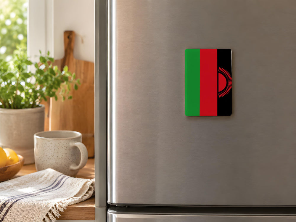 Malawi Flag Fridge Magnet, Malawi National Flag Magnet, Malawi Souvenir Magnet, Malawi Travel Gift, Country Flag Magnet