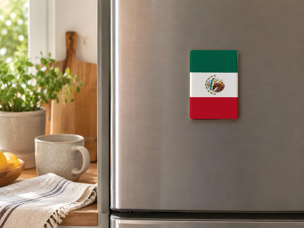 Mexico Flag Fridge Magnet, Mexican Flag Souvenir Magnet, Mexico Souvenir, Patriotic Mexico Magnet, Mexico Gift