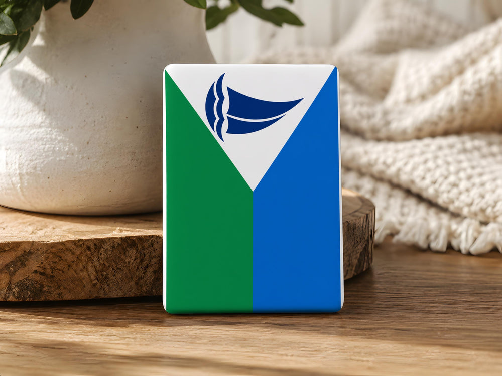 Minneapolis Flag Fridge Magnet, Minneapolis Minnesota Flag Magnet, Twin Cities Souvenir Refrigerator Magnet