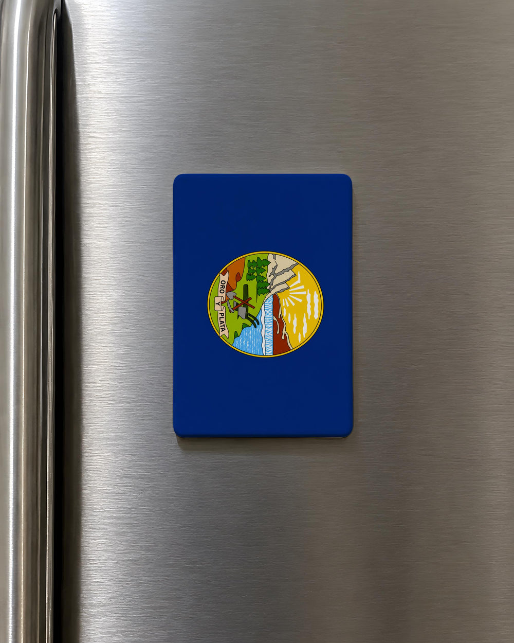 Montana State Flag Fridge Magnet, Montana Souvenir Magnet, Big Sky Country Gift, USA State Flag Kitchen Magnet