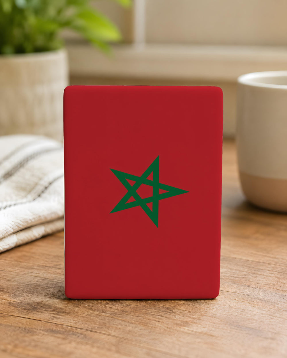 Morocco Flag Fridge Magnet, Moroccan Flag Magnet, Morocco Souvenir Magnet, Morocco Travel Gift, Moroccan Pride Magnet