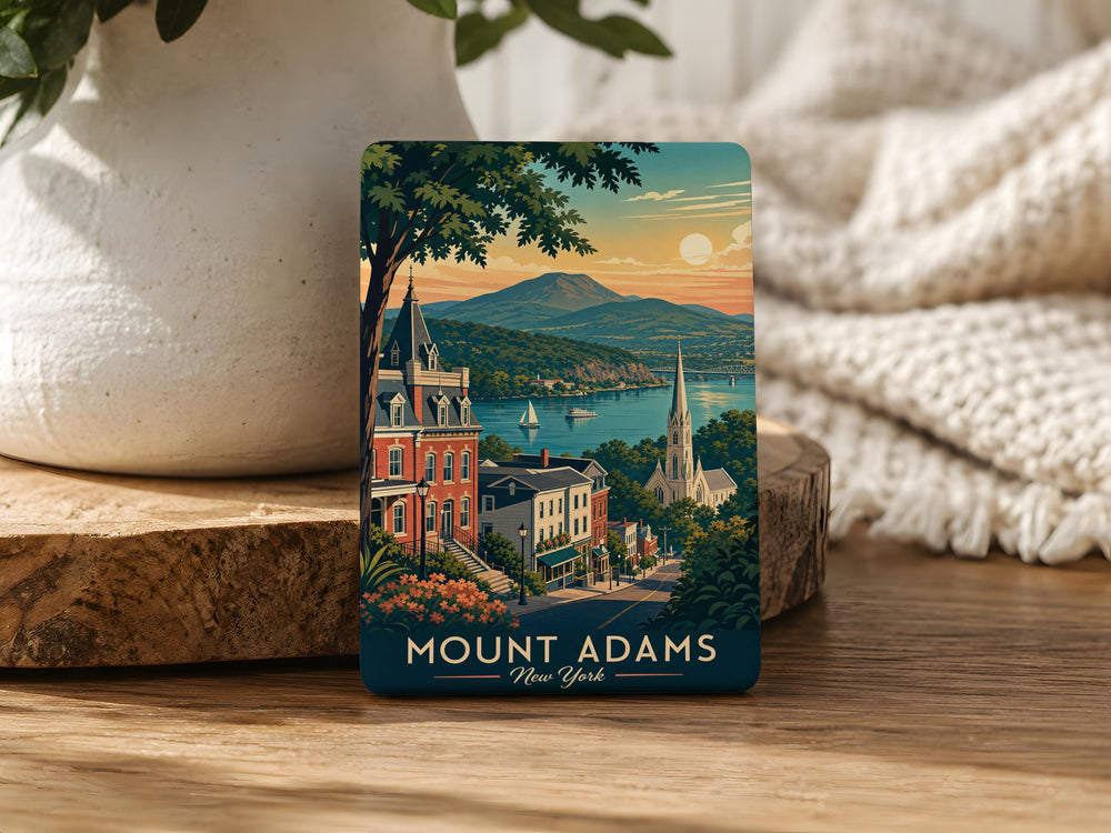 Mount Adams NY Fridge Magnet, New York Mountain Souvenir Magnet, Mount Adams Travel Keepsake, Hiking Adventure Gift