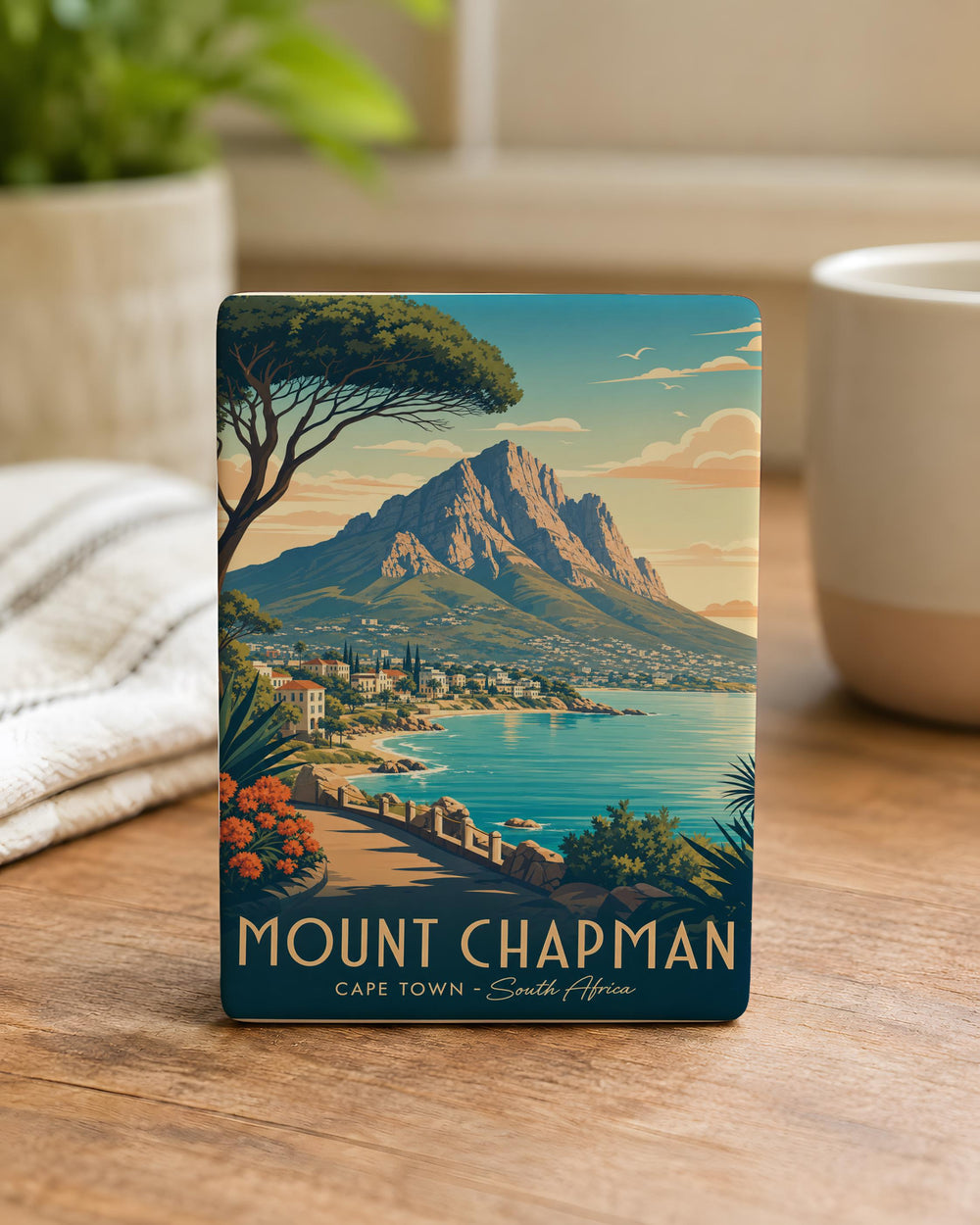 Mount Chapman Fridge Magnet, Mountain Peak Souvenir Magnet, Outdoor Adventure Travel Keepsake, Hiking & Nature Gift