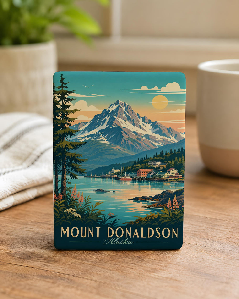 Mount Donaldson Fridge Magnet, Adirondack High Peaks Souvenir Magnet, New York Mountain Summit Keepsake, Hiking Gift