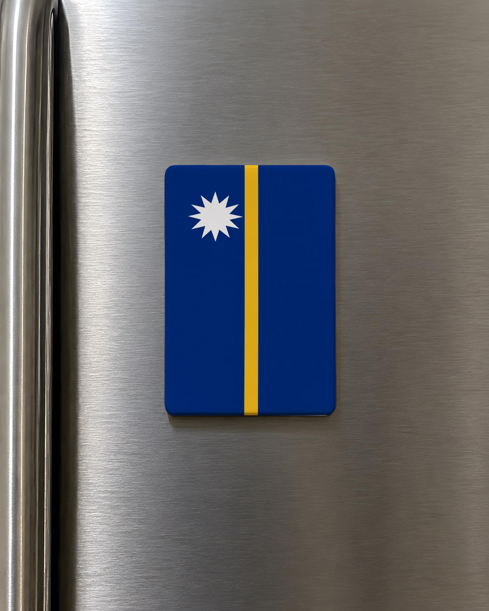 Nauru Flag Fridge Magnet, Nauru National Flag Magnet, Nauru Souvenir Magnet, Pacific Island Flag Refrigerator Magnet