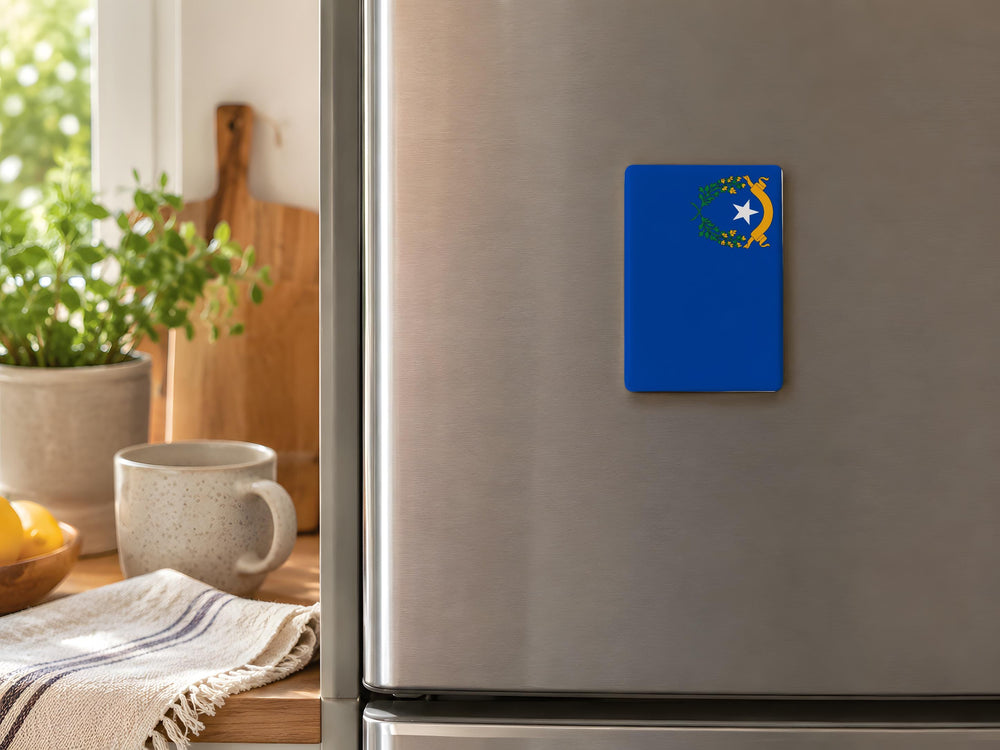 Nevada State Flag Fridge Magnet, Nevada Flag Souvenir Magnet, Nevada State Gift, Las Vegas Travel Keepsake Magnet