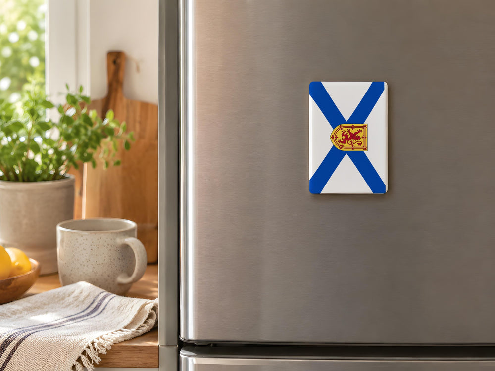 Nova Scotia Provincial Flag Fridge Magnet, Nova Scotia Flag Magnet, Canadian Province Souvenir Magnet, Nova Scotia Gift