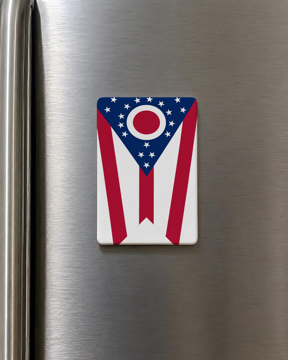 Ohio State Flag Fridge Magnet, Ohio Flag Magnet, Buckeye State Souvenir Refrigerator Magnet, Ohio Gift
