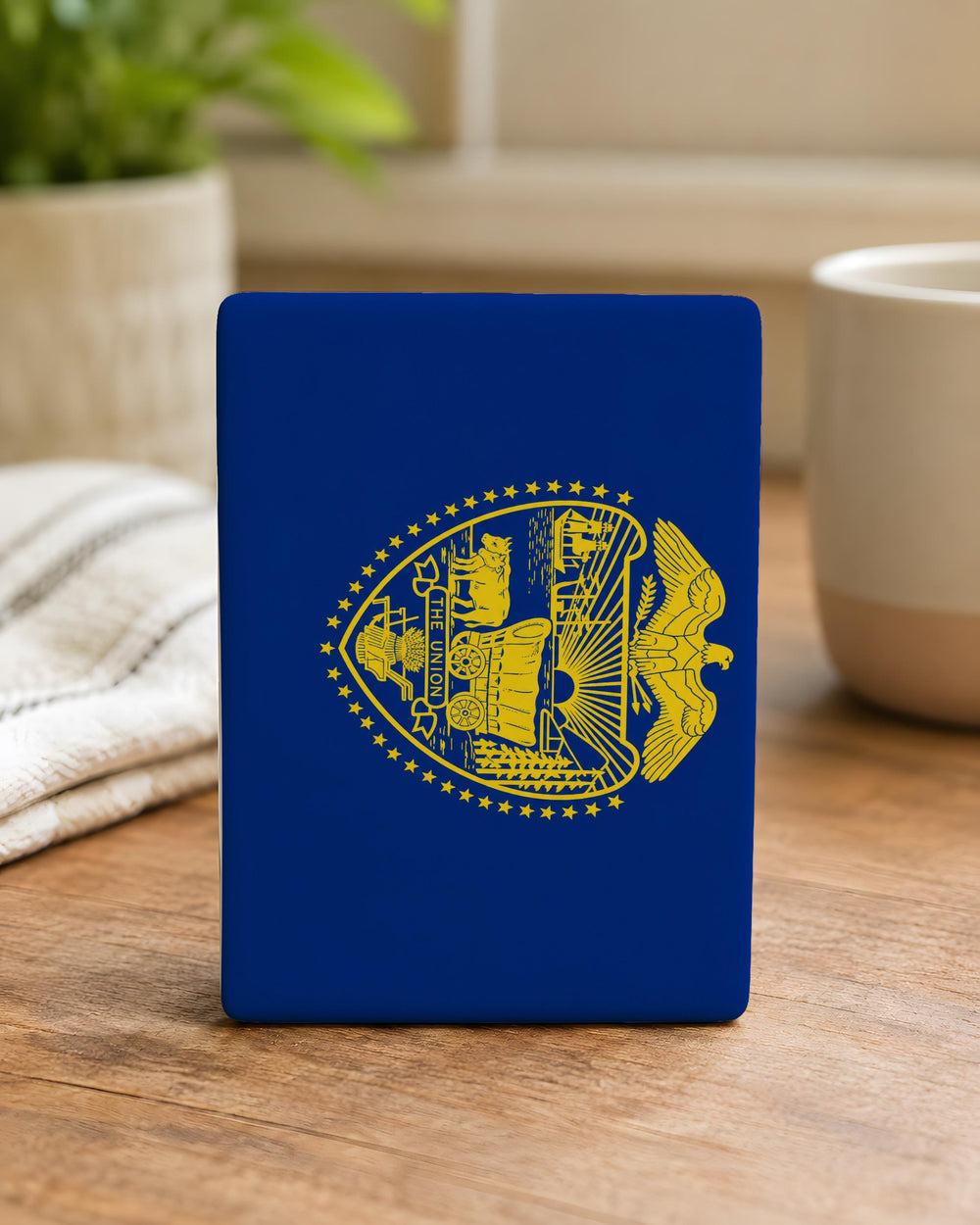 Oregon State Flag Fridge Magnet, Oregon Souvenir Magnet, Pacific Northwest Gift, Oregon Pride Refrigerator Magnet