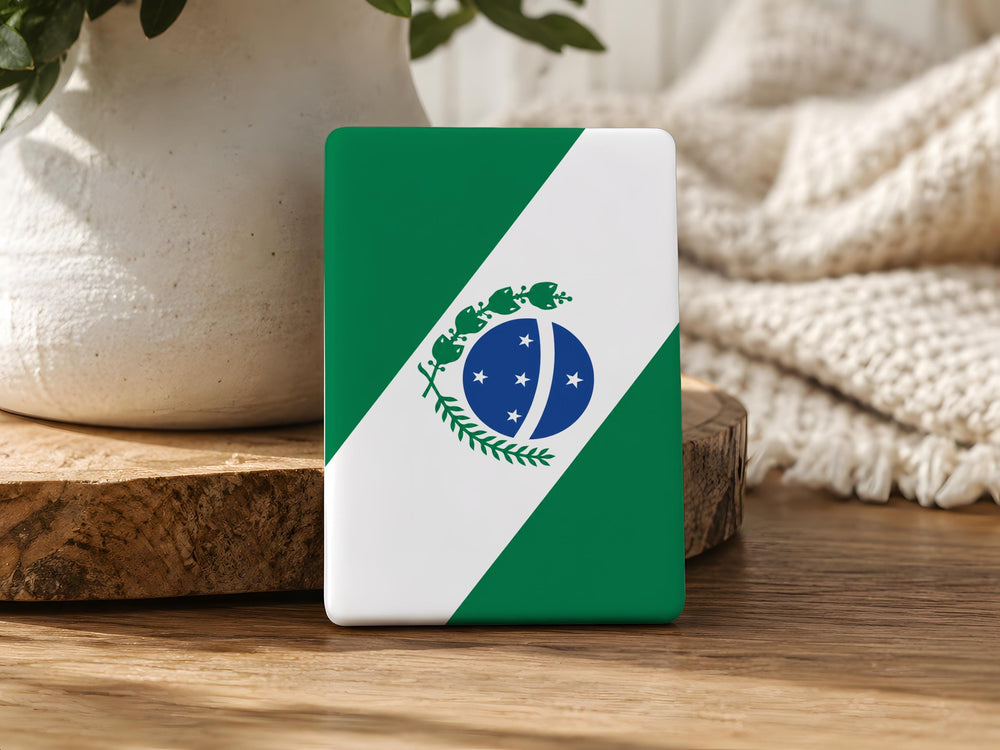 Paran State Flag Fridge Magnet, Brazil State Flag Souvenir Magnet, Paran Flag Refrigerator Magnet, Travel Keepsake Magnet