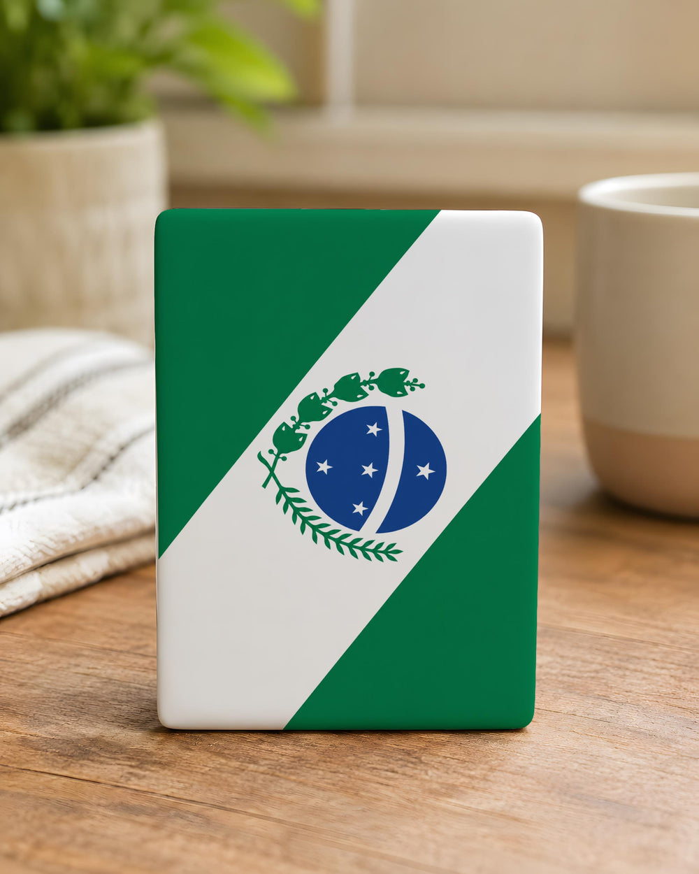 Paran State Flag Fridge Magnet, Brazil State Flag Souvenir Magnet, Paran Flag Refrigerator Magnet, Travel Keepsake Magnet
