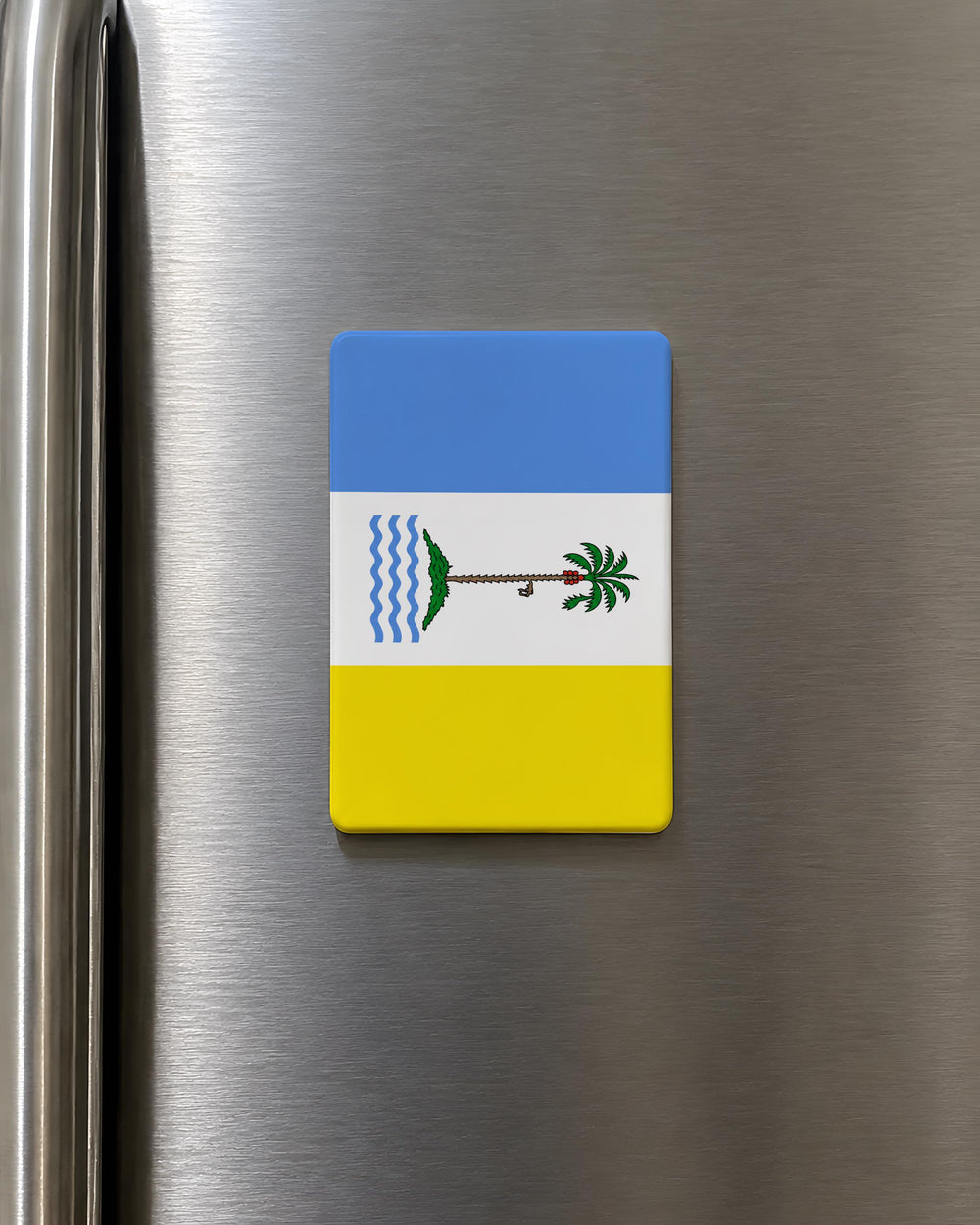 Penang State Flag Fridge Magnet, Malaysia Penang Flag Magnet, Penang Souvenir Refrigerator Magnet, Malaysian Flag Decor Magnet