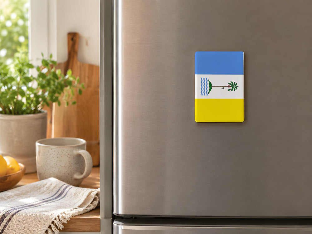 Penang State Flag Fridge Magnet, Malaysia Penang Flag Magnet, Penang Souvenir Refrigerator Magnet, Malaysian Flag Decor Magnet