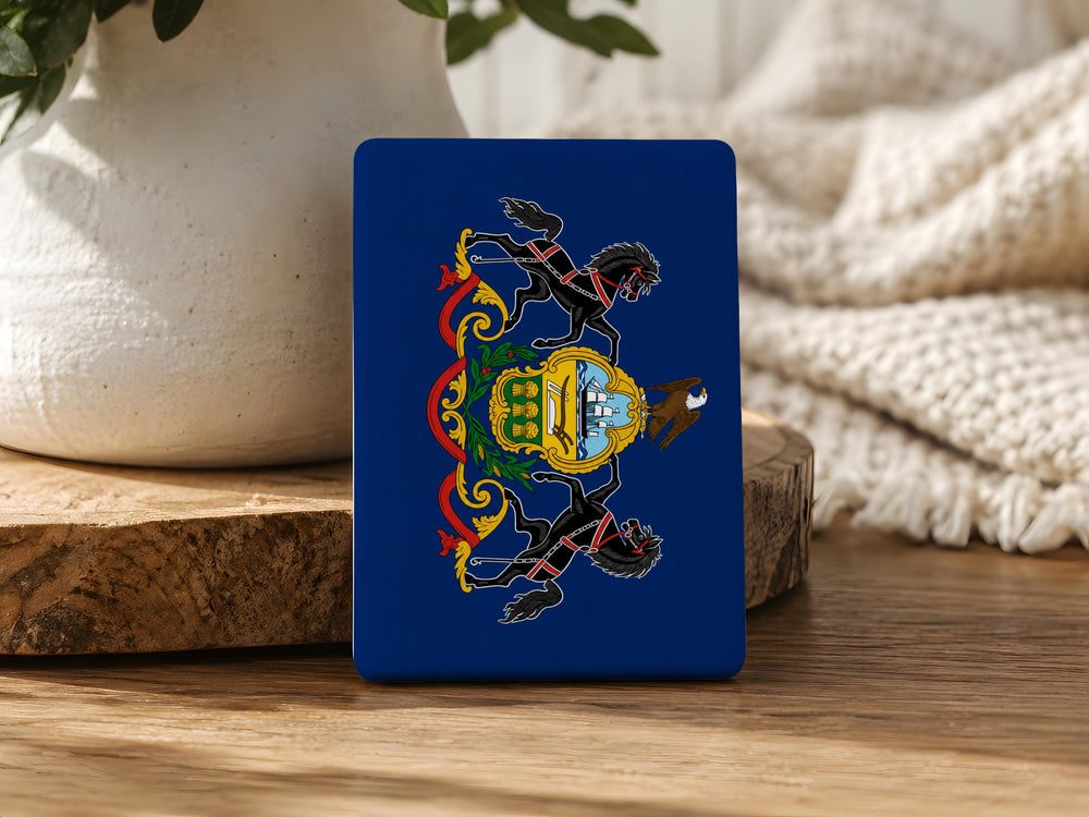 Pennsylvania State Flag Fridge Magnet, PA Commonwealth Flag Magnet, Pennsylvania Souvenir Magnet, State Flag Kitchen Magnet
