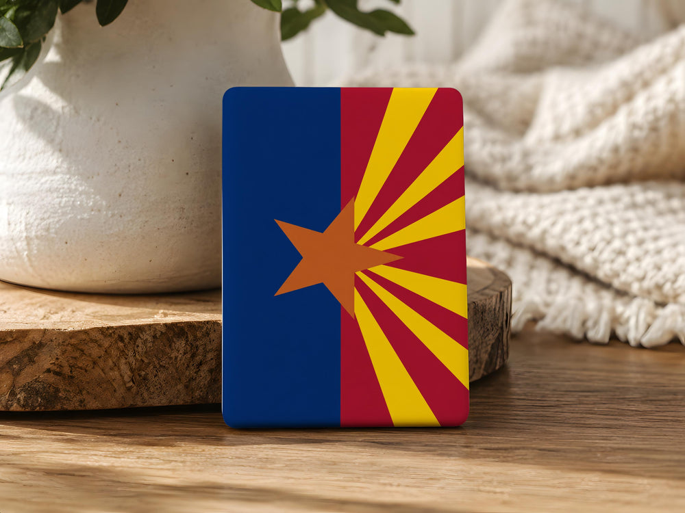 Phoenix Flag Fridge Magnet, Phoenix Arizona Flag Magnet, Arizona Souvenir Magnet, Phoenix AZ Gift, State Flag Refrigerator Magnet