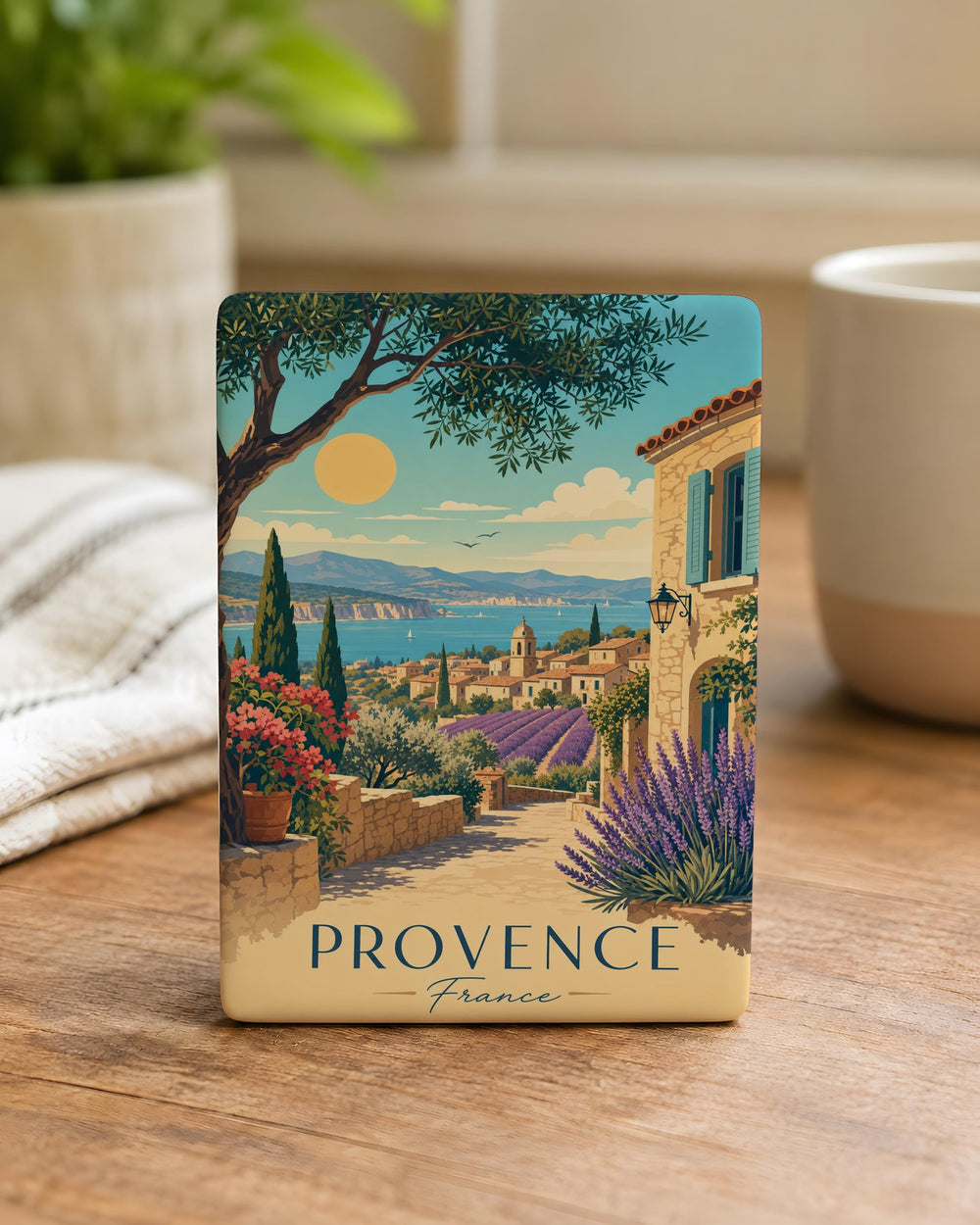 Provence France Fridge Magnet, Provence Travel Souvenir Magnet, French Countryside Vacation Keepsake Magnet, Provence Gift