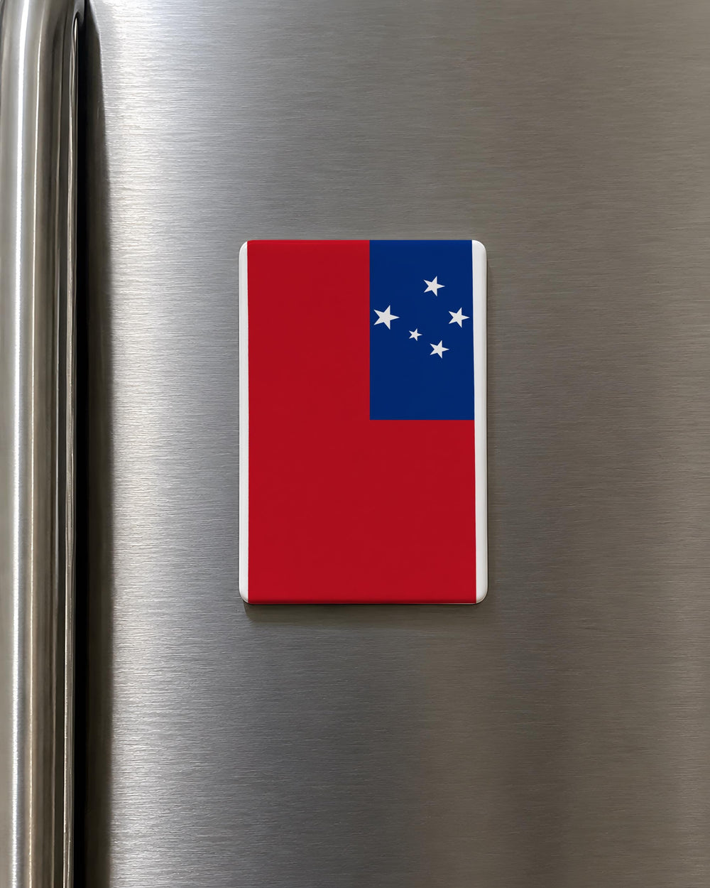 Samoa Flag Fridge Magnet, Samoa National Flag Magnet, Samoan Pride Kitchen Magnet, Samoa Souvenir Refrigerator Magnet