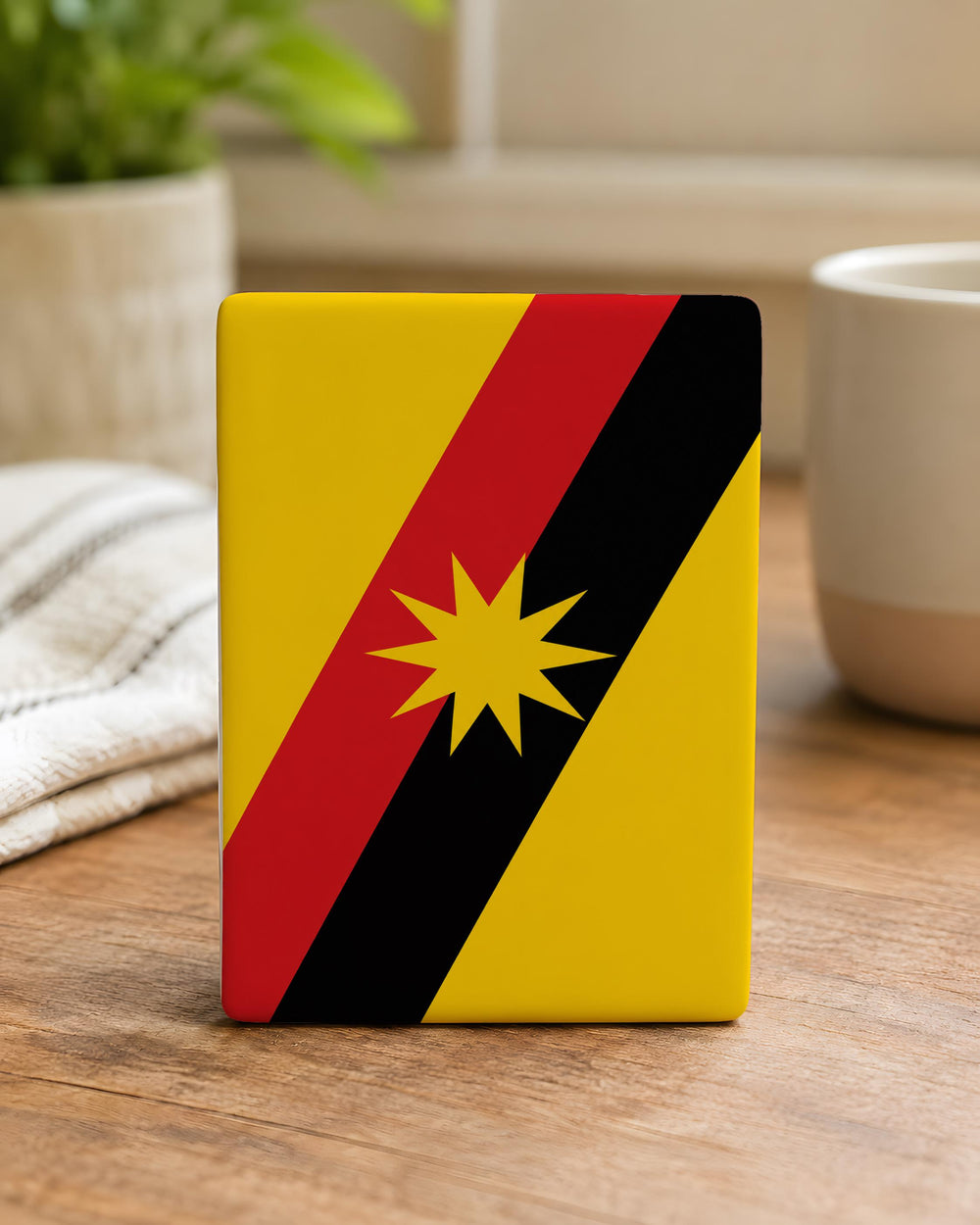 Sarawak State Flag Fridge Magnet, Sarawak Malaysia Flag Magnet, Borneo Souvenir Magnet, Travel Keepsake Magnet