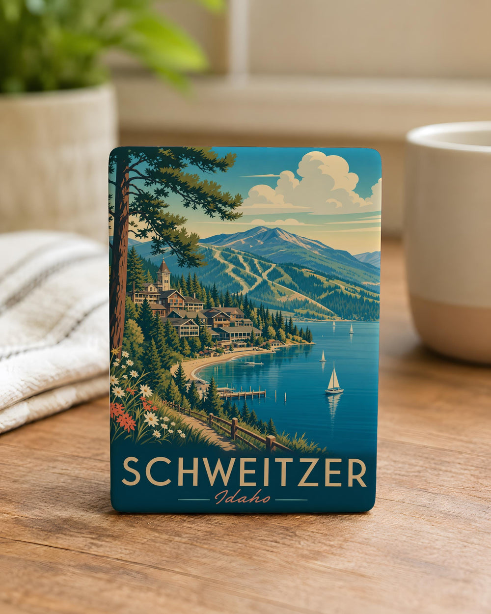 Schweitzer Fridge Magnet, Albert Schweitzer Portrait Magnet, Humanitarian Doctor Tribute Refrigerator Magnet, History Gift