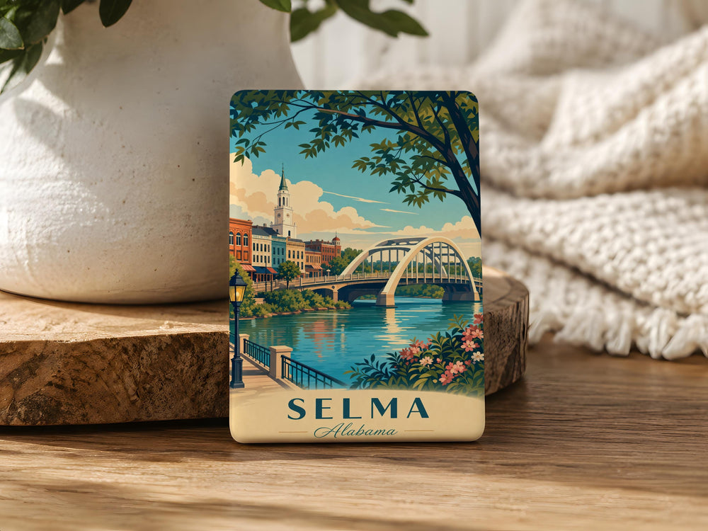 Selma March Fridge Magnet, Selma Alabama Civil Rights March Souvenir Magnet, Voting Rights March Commemorative Magnet