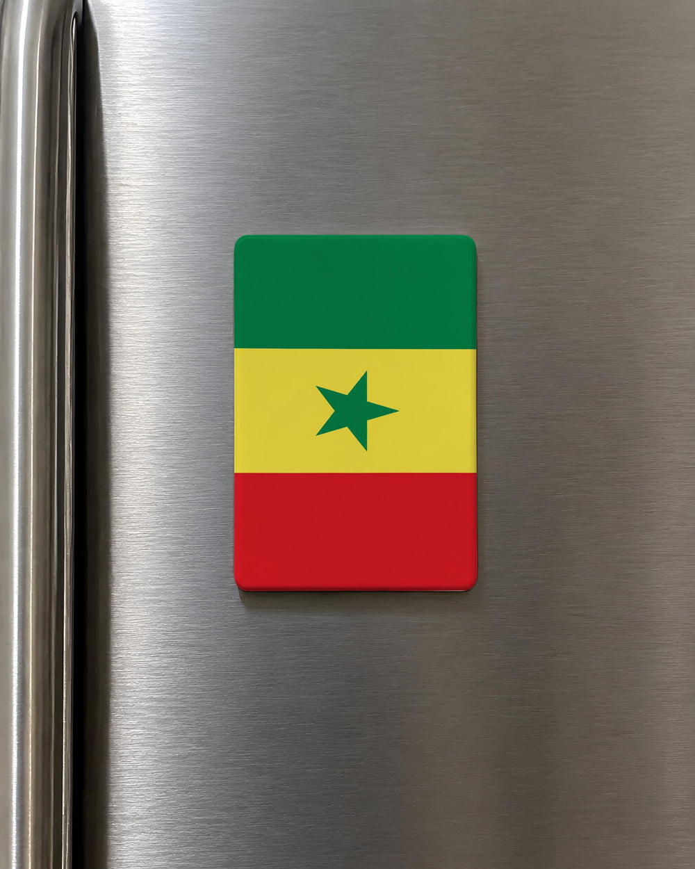 Senegal Flag Fridge Magnet, Senegal Souvenir Magnet, West Africa Flag Magnet, Senegal Travel Gift, Dakar Keepsake Magnet