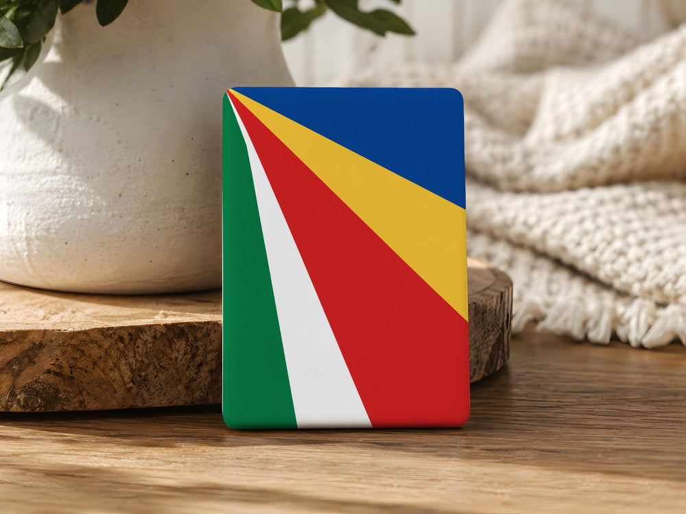 Seychelles Flag Fridge Magnet, Seychelles Souvenir Magnet, Island Nation Flag Kitchen Magnet, Travel Gift, Refrigerator Magnet