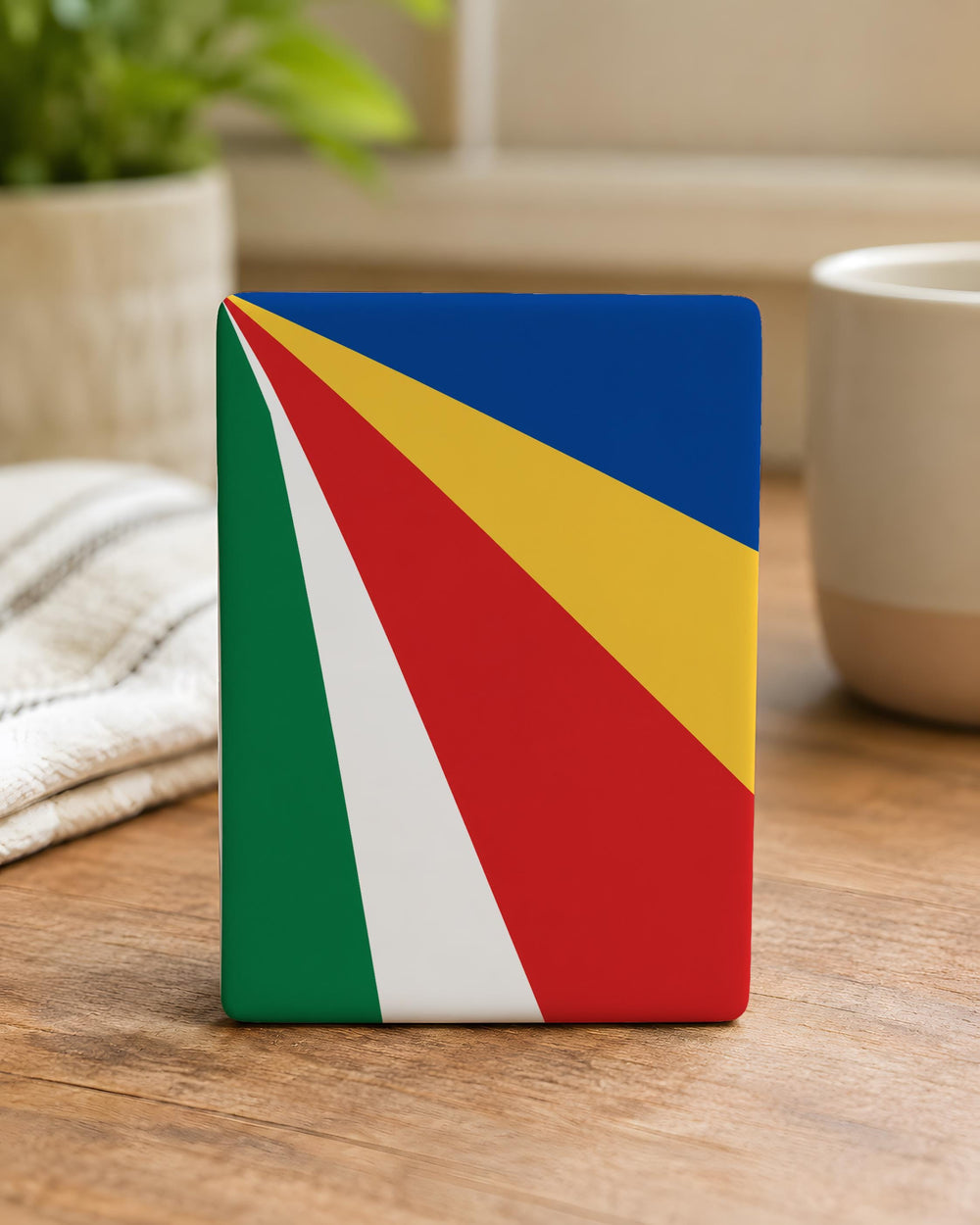 Seychelles Flag Fridge Magnet, Seychelles Souvenir Magnet, Island Nation Flag Kitchen Magnet, Travel Gift, Refrigerator Magnet