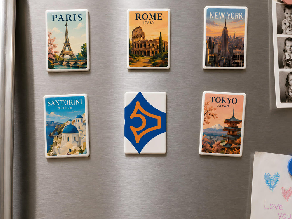 Shizuoka Prefecture Flag Fridge Magnet, Japan Regional Flag Souvenir Magnet, Shizuoka Japan Travel Keepsake Magnet