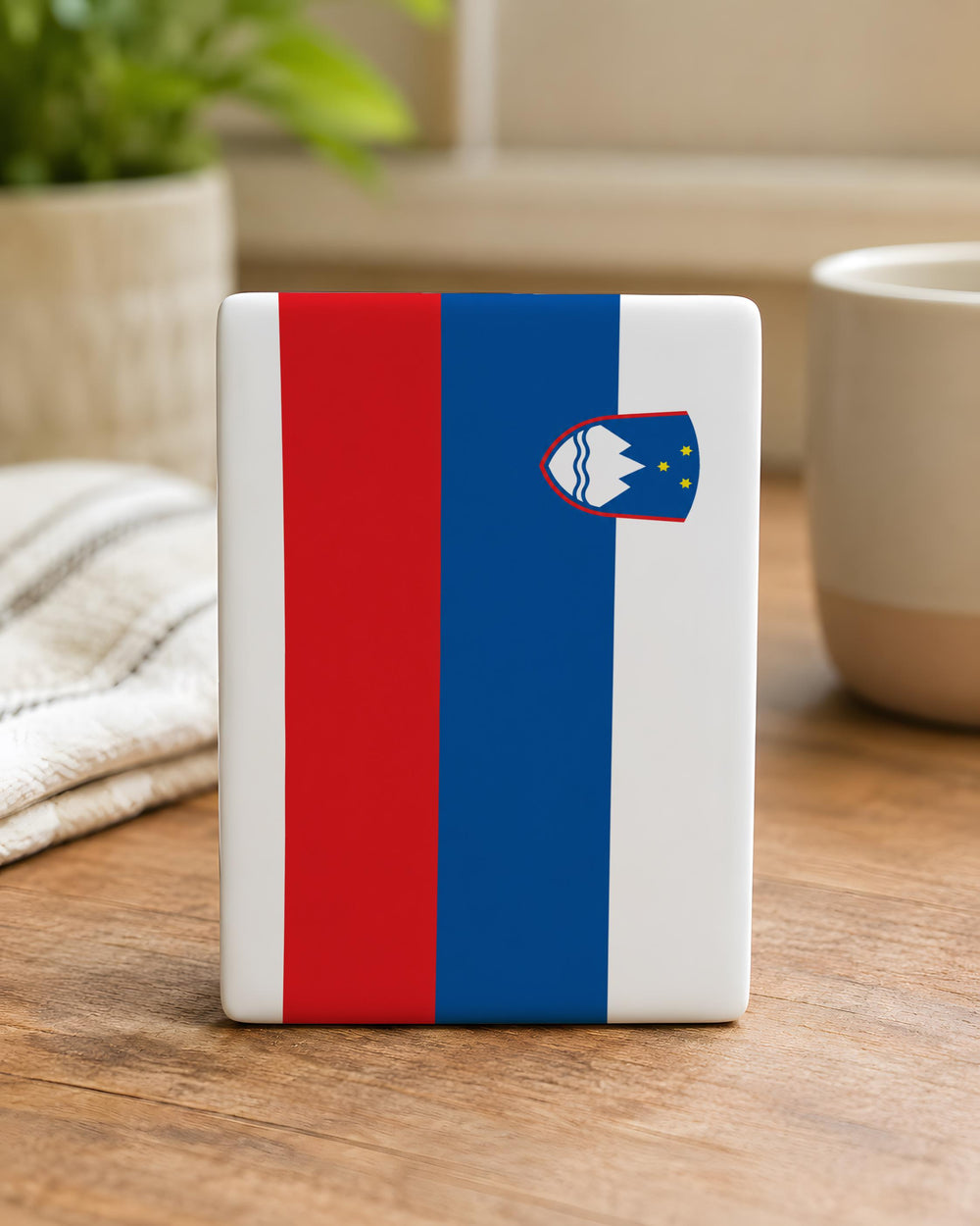 Slovenia Flag Fridge Magnet, Slovenian National Flag Souvenir Magnet, Slovenia Travel Gift, European Country Flag Magnet