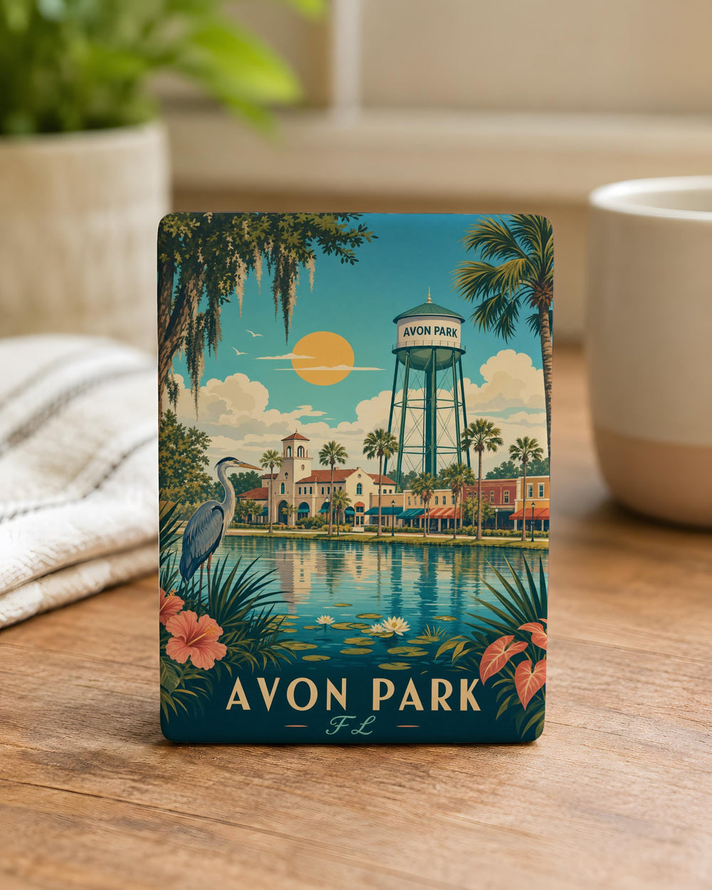 Avon Park Florida Fridge Magnet, Avon Park FL Souvenir Magnet, Highlands County Travel Gift, Florida Home Decor Magnet