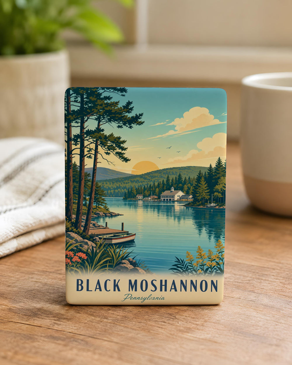 Black Moshannon State Park Fridge Magnet, Pennsylvania Nature Souvenir, Hiking Camping Lake Forest Keepsake Gift
