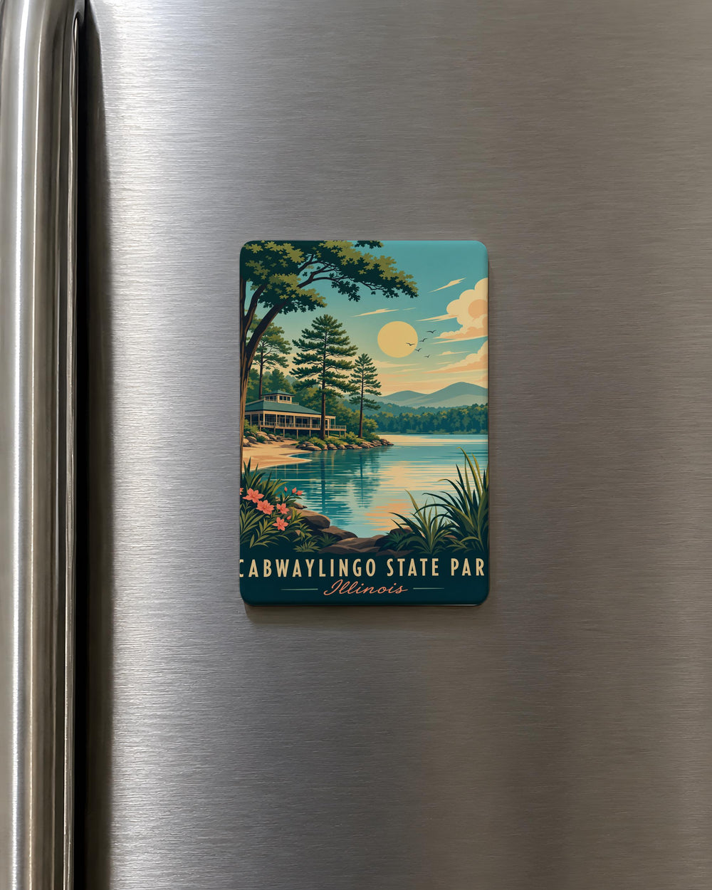 Cabwaylingo State Park Fridge Magnet, West Virginia Park Souvenir Magnet, Nature Travel Keepsake Magnet
