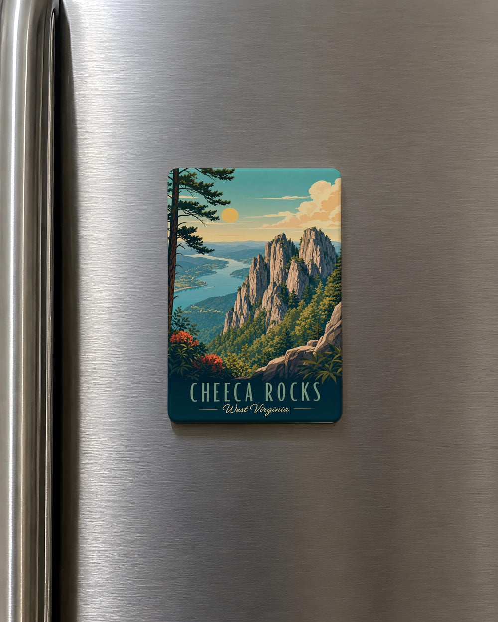 Cheeca Rocks Fridge Magnet, Florida Keys Reef Dive Spot Souvenir, Ocean Snorkeling & Scuba Travel Gift