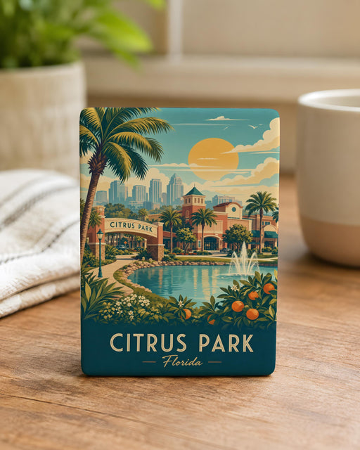 Citrus Park Florida Fridge Magnet, Citrus Park FL Souvenir Magnet, Tampa Bay Area Travel Keepsake Magnet
