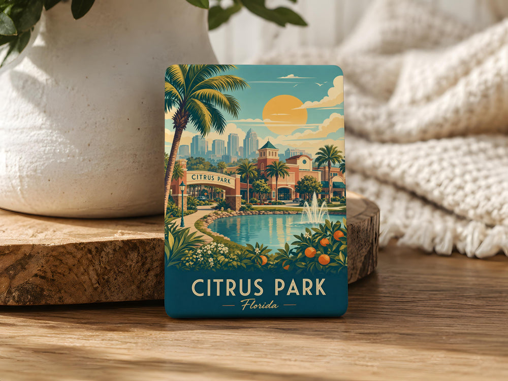 Citrus Park Florida Fridge Magnet, Citrus Park FL Souvenir Magnet, Tampa Bay Area Travel Keepsake Magnet