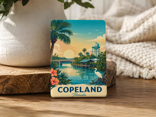 Copeland Florida Fridge Magnet, Copeland FL Souvenir Magnet, Everglades Town Travel Keepsake Magnet