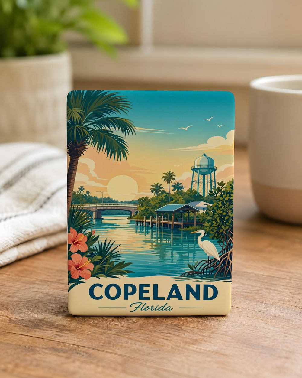 Copeland Florida Fridge Magnet, Copeland FL Souvenir Magnet, Everglades Town Travel Keepsake Magnet