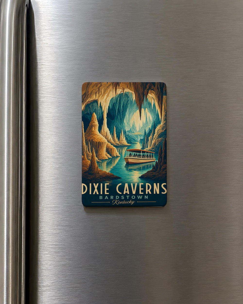 Dixie Caverns Fridge Magnet, Dixie Caverns Virginia Souvenir Magnet, Cavern & Cave Attraction Keepsake Gift