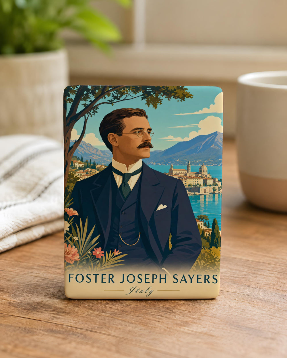 Foster Joseph Sayers Fridge Magnet, Name Magnet, Personalized Gift, Family Surname Keepsake, Home Kitchen Decor Magnet