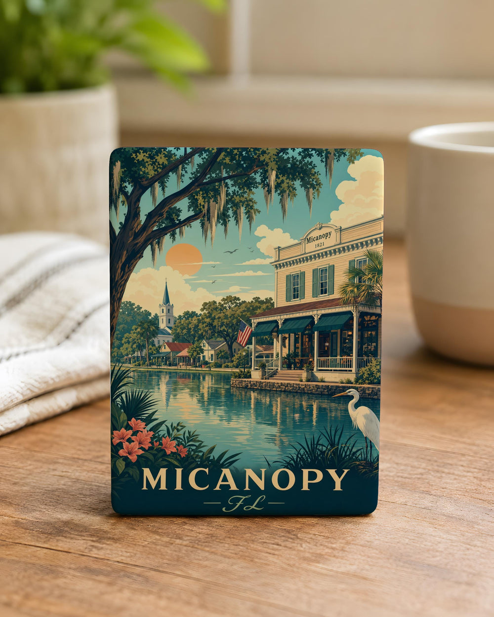 Micanopy Florida Fridge Magnet, Micanopy FL Souvenir Magnet, Florida Travel Keepsake, Micanopy Gift, Small Town Florida Magnet