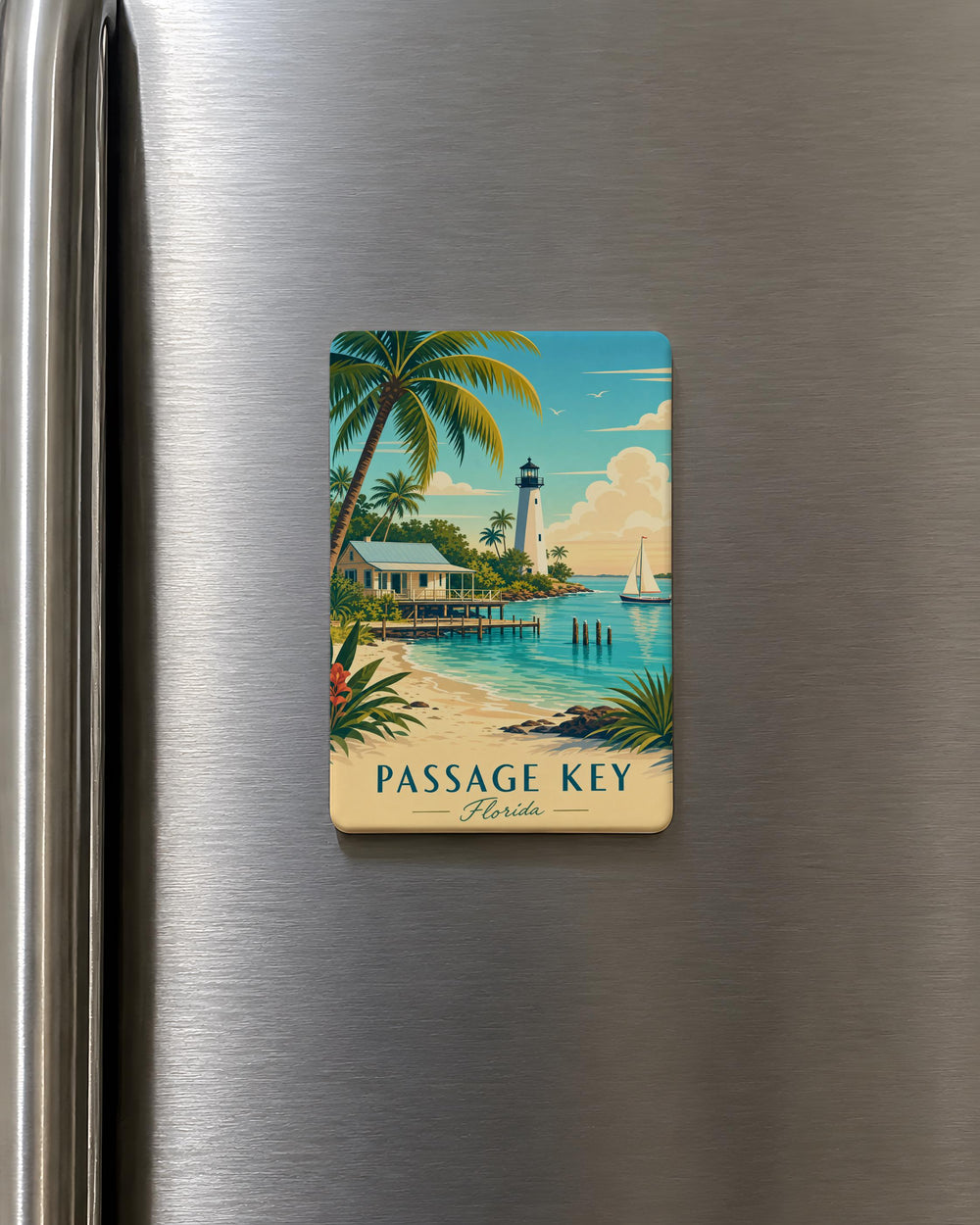 Passage Key Fridge Magnet, Key to Secret Doorway, Hidden Passage Keyhole, Mystery Door Key Magnet, Escape Room Gift