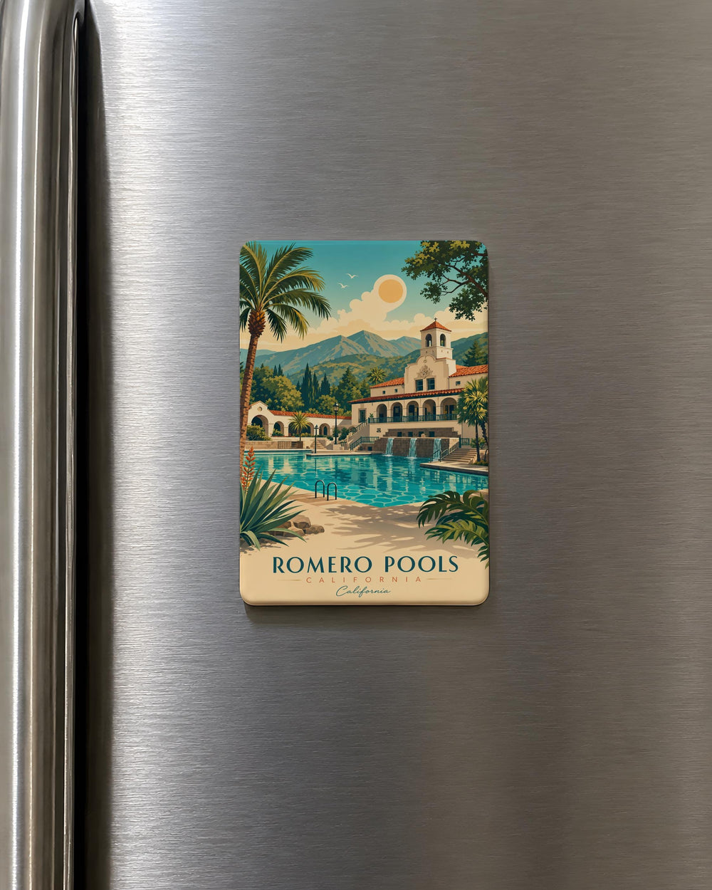 Romero Pools Fridge Magnet, Desert Swimming Hole Souvenir, Arizona Nature Landmark Magnet, Outdoor Adventure Travel Keepsake