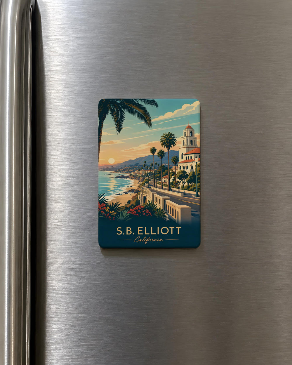 SB Elliott Fridge Magnet, Elliott Name Magnet, Personalized Elliott Gift, Custom Name Refrigerator Magnet, Elliott Keepsake Magnet