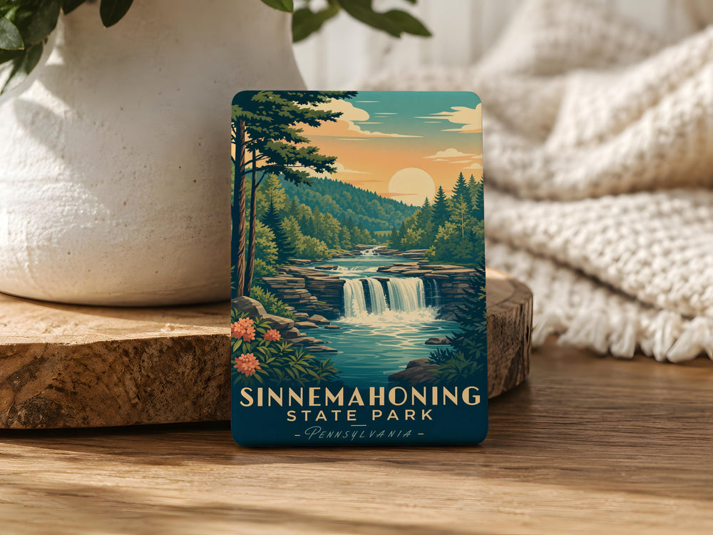 Sinnemahoning State Park Fridge Magnet, Pennsylvania State Park Souvenir Magnet, Outdoor Adventure Travel Keepsake