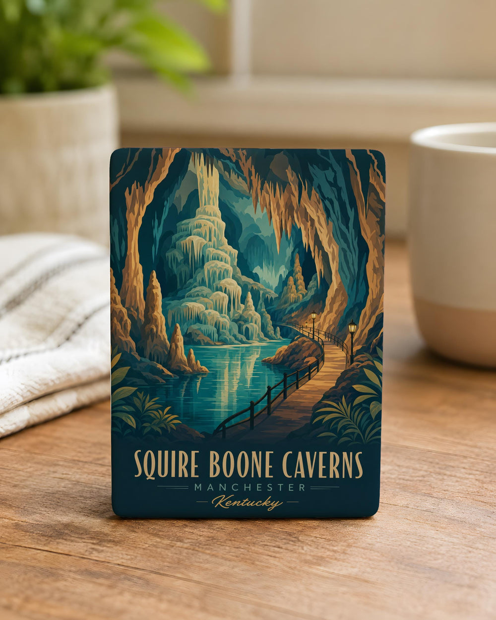 Squire Boone Caverns Fridge Magnet, Indiana Cave Souvenir Magnet, Squire Boone Caverns Gift, Cave Adventure Travel Magnet