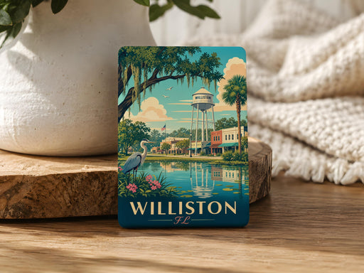 Williston Florida Fridge Magnet, Williston FL Souvenir Magnet, City Travel Keepsake Magnet, Florida Gift Magnet