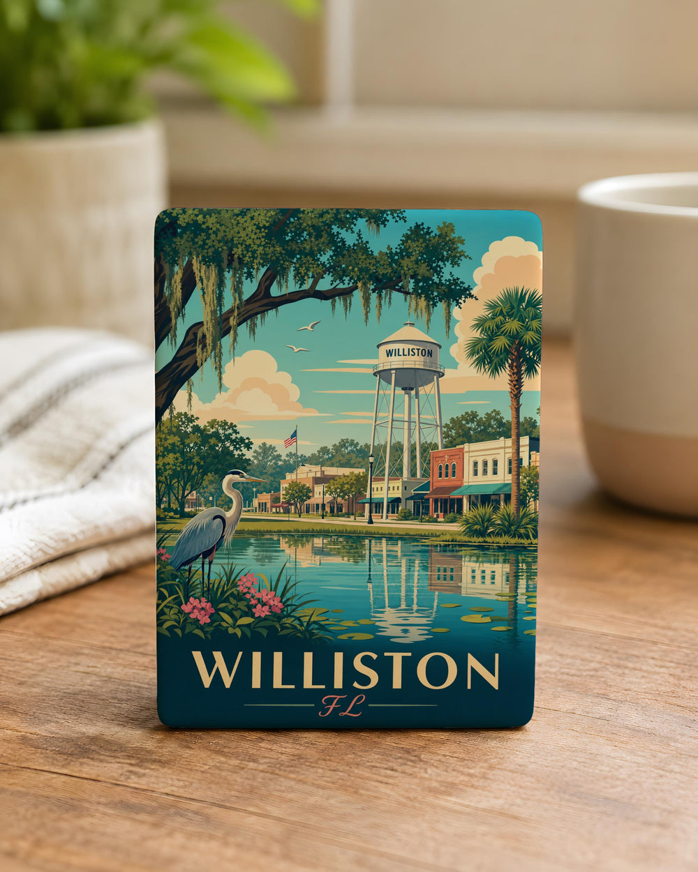Williston Florida Fridge Magnet, Williston FL Souvenir Magnet, City Travel Keepsake Magnet, Florida Gift Magnet