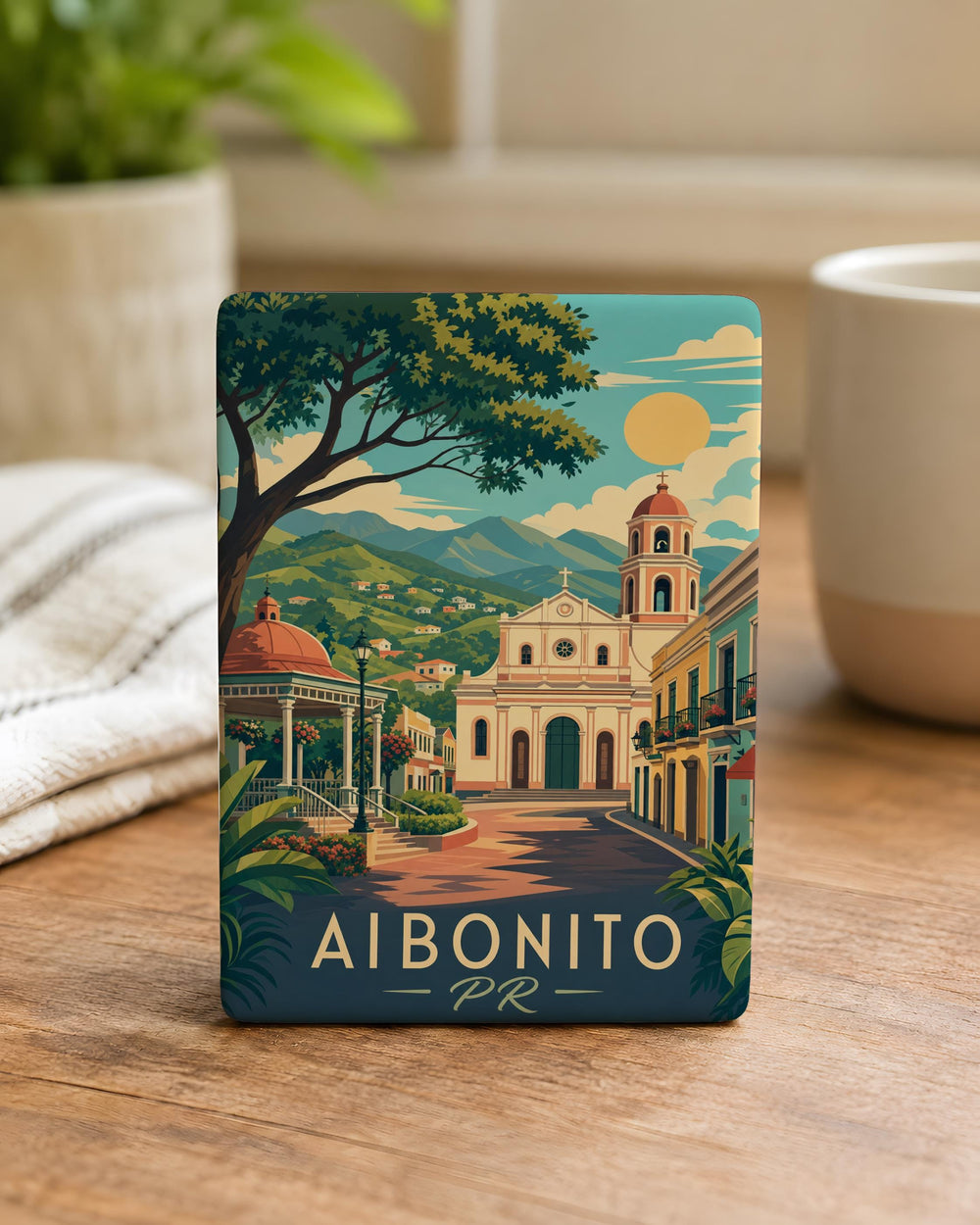 Aibonito Puerto Rico Fridge Magnet, Aibonito PR Souvenir Magnet, Puerto Rico Travel Keepsake, Boricua Gift, Island Home Decor