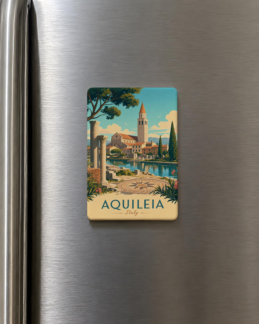 Aquileia Italy Fridge Magnet, Aquileia Travel Souvenir Magnet, Aquileia Landmark Keepsake, Italy Vacation Gift Magnet